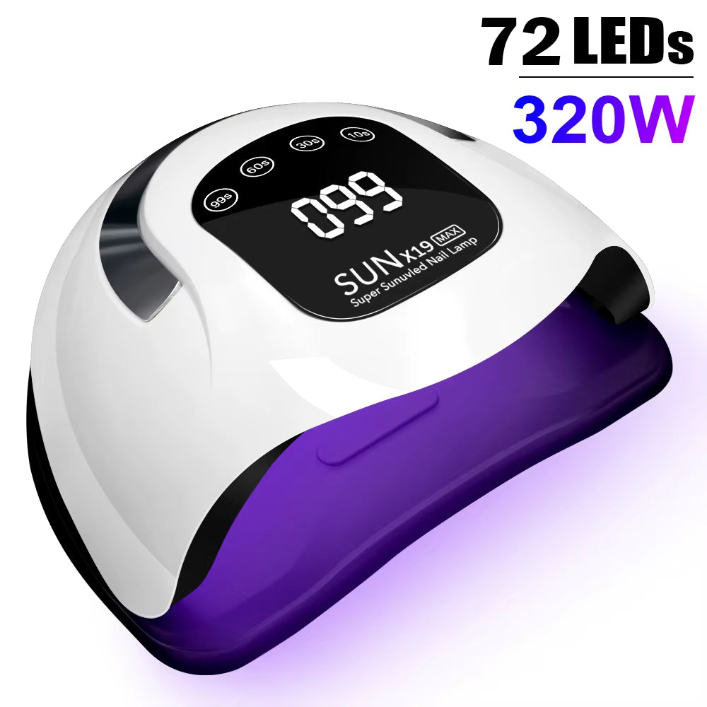 X19 MAX UV Professional 72 LED Nail Drying Lamp