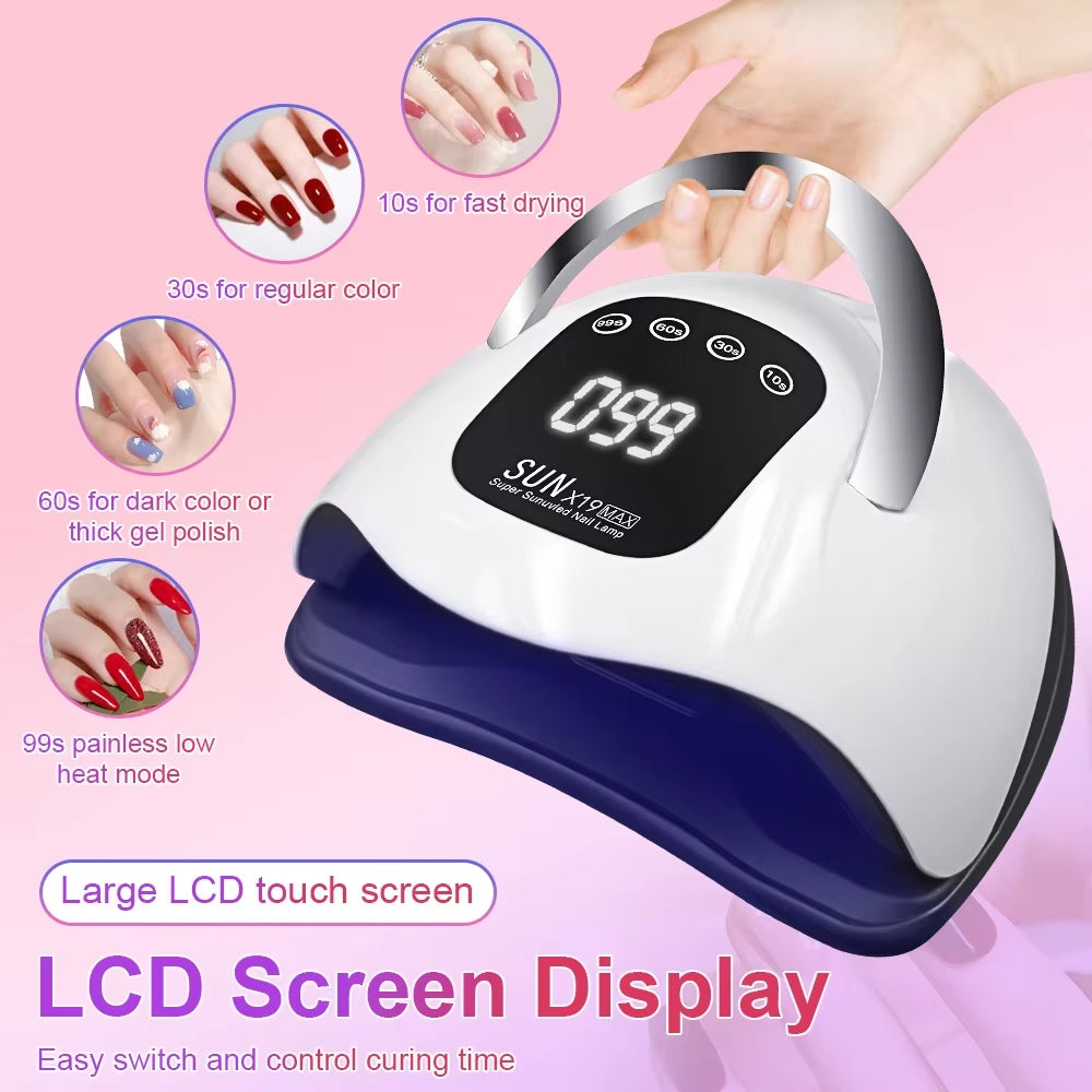 X19 MAX UV Professional 72 LED Nail Drying Lamp